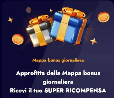 Mappa bonus giornaliera super ricompensa