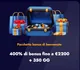 Pacchetto bonus di benvenuto 400 fino a 2200 euro 350 giri gratis